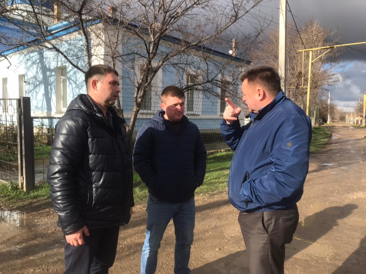 Благоустройства в с.Вишневое по ул.Садовая